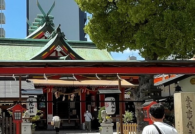 神社の入り口
